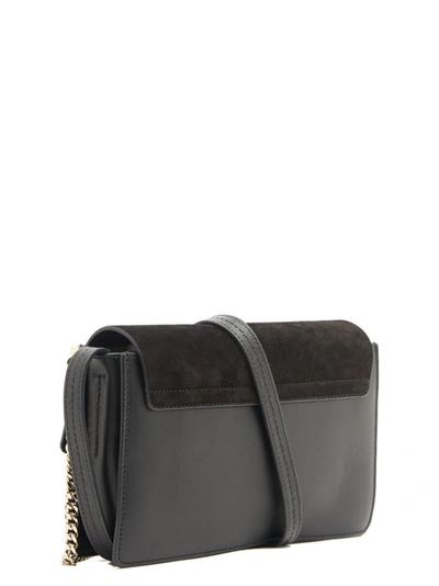 Shop Chloé Faye Small Shoulder Bag In Black