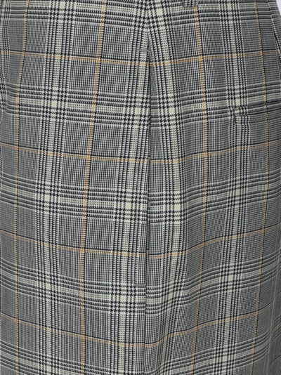 Shop Givenchy Checked Culottes In Multi
