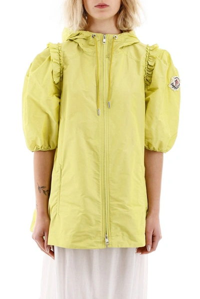 Shop Moncler Genius Moncler X Simone Rocha Pansy Jacket In Green