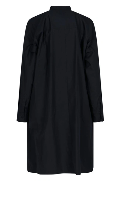 Shop Givenchy Chain Belt Shirt Dress In Black