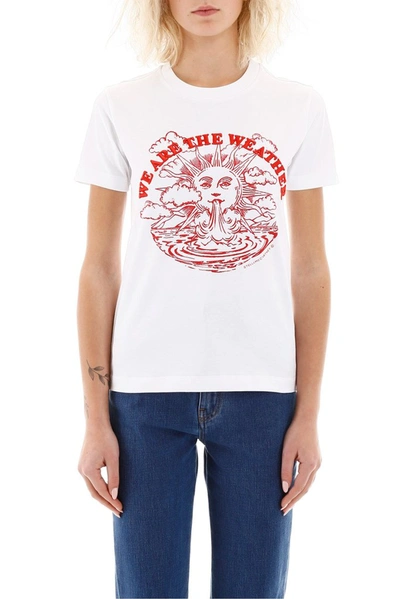 Shop Stella Mccartney Printed Crewneck T In White