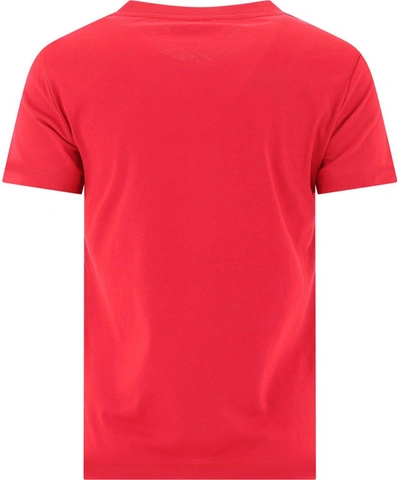 Shop Kenzo Logo Print T In Red