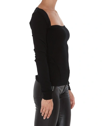 Shop Ann Demeulemeester Clotilde Knitted Top In Black