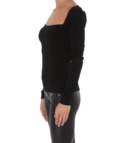 Shop Ann Demeulemeester Clotilde Knitted Top In Black