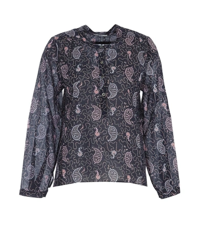 Shop Isabel Marant Étoile Maria Abstract Printed Blouse In Multi