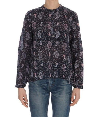Shop Isabel Marant Étoile Maria Abstract Printed Blouse In Multi