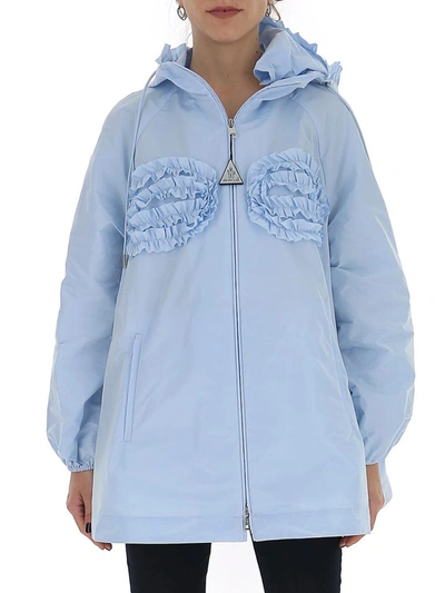 Shop Moncler Genius X Simone Rocha Nervilia Jacket In Blue