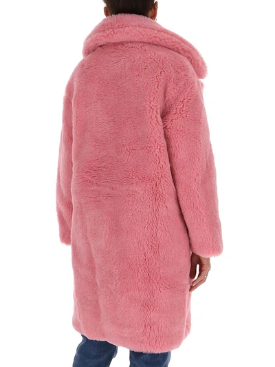 Shop Chiara Ferragni Teddy Coat In Pink