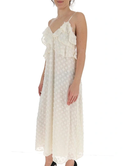 Shop Zimmermann Textured Slip Dress In White