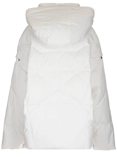 Shop Khrisjoy Padded Hooded Jacket In White