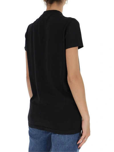 Shop Rick Owens Drkshdw Round Neck T In Black