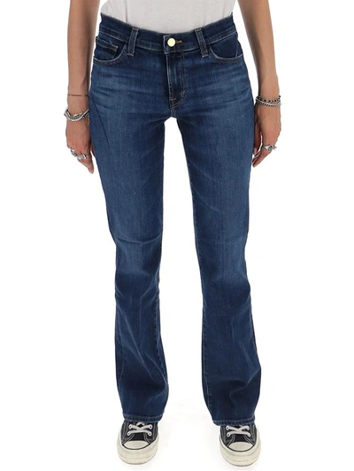 Shop J Brand Flared Jeans In Blue