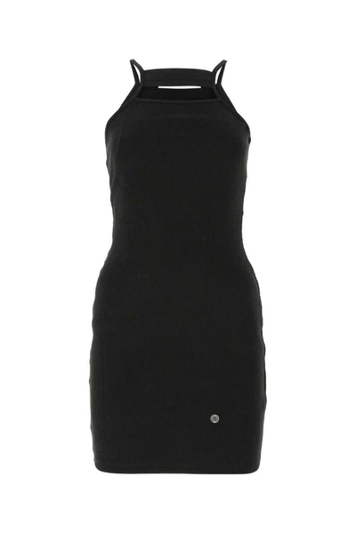 Shop Alyx 1017  9sm Ribbed Fitted Dress In Black