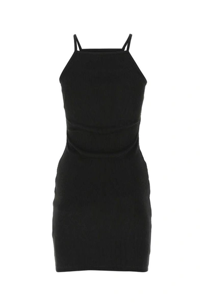 Shop Alyx 1017  9sm Ribbed Fitted Dress In Black