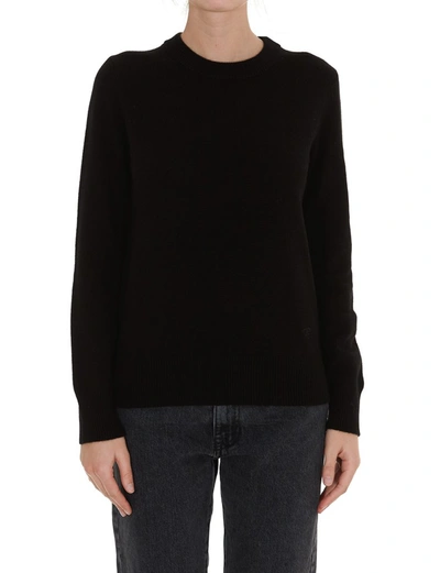 Shop Tory Burch Sequin Detailed Sweater In Black