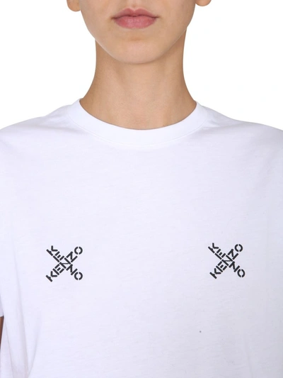 Shop Kenzo Sport Triple X T In White