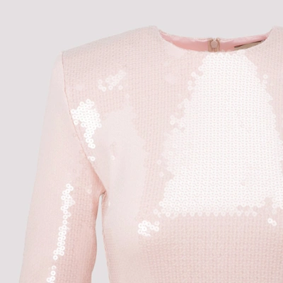 Shop Alexandre Vauthier Sequin Mini Dress In Pink