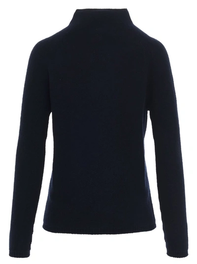 Shop Max Mara 's  Turtleneck Sweater In Blue