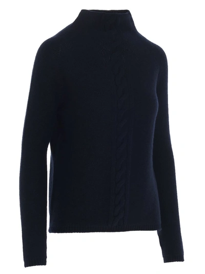 Shop Max Mara 's  Turtleneck Sweater In Blue