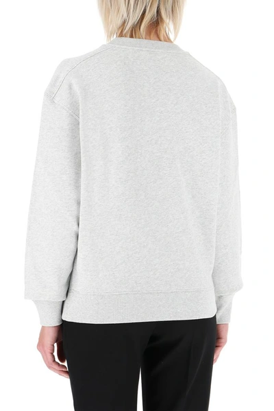 Shop Chloé Logo Printed Sweatshirt In Grey