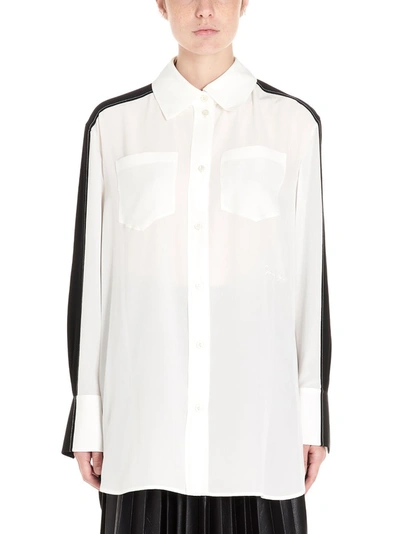 Shop Givenchy Two Tone Shirt In Multi