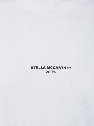 Shop Stella Mccartney Logo Printed Sweatshirt In White
