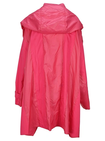 Shop Ambush Oversized Hooded Poncho In Pink