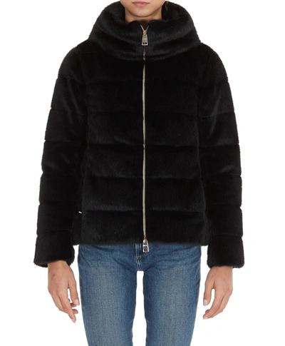 Shop Herno Padded Puffer Jacket In Black