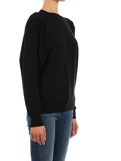Shop Bottega Veneta Lightweight Knitted Jumper In Black