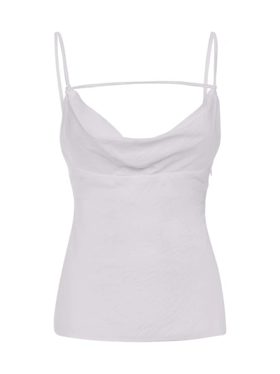 Shop Jacquemus La Chemise Albi Top In Purple