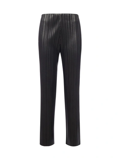 Shop Nanushka Char Pleated Pants In Black