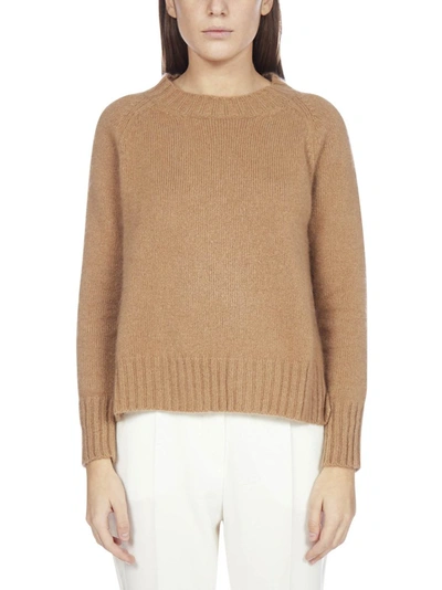 Shop 's Max Mara Caio Knit Jumper In Beige