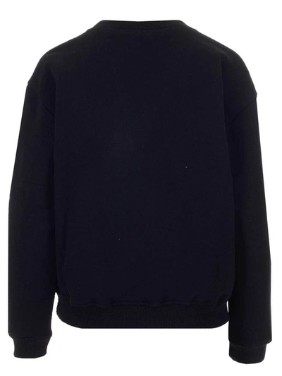 Shop Givenchy Embellished Logo Sweatshirt In Black