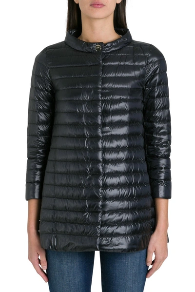 Shop Herno Ultralight Quilted Down Jacket In Black