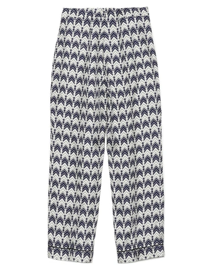 Shop Prada Chevron Wide In Multi