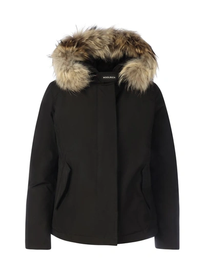 Shop Woolrich Short Arctic Parka In Black