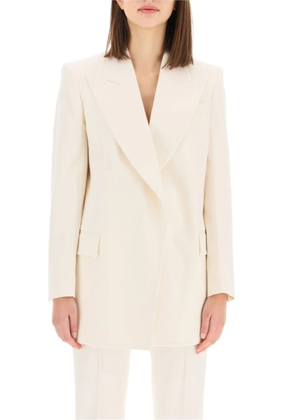 Shop Givenchy Wrap Reversible Jacket In White