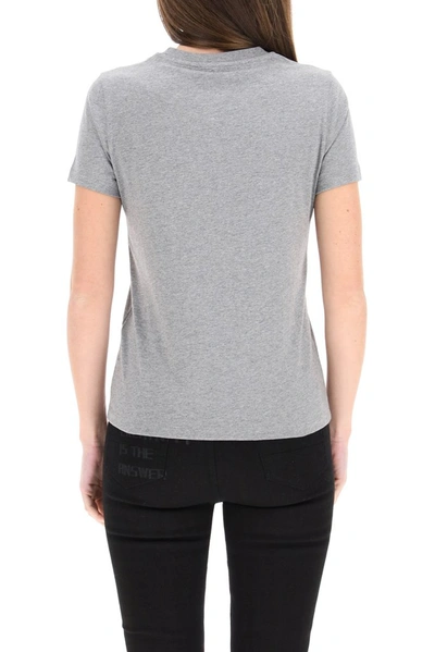 Shop Kenzo Tiger Crest T In Grey