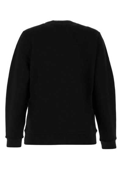 Shop Burberry Monogram Printed Sweatshirt In Black