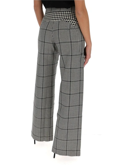 Shop Marine Serre Tailored Pants In Grey