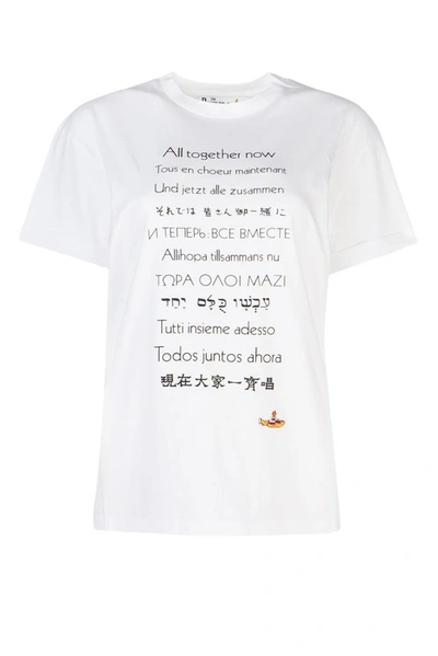 Shop Stella Mccartney All Together Now Printed T In White