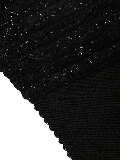Shop Alexander Wang Textured Crop Top In Black