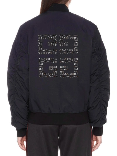 Shop Givenchy 4g Bomber Jacket In Black