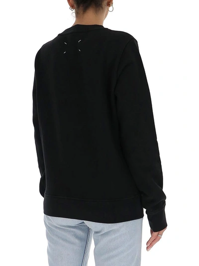 Shop Maison Margiela Crewneck Sweatshirt In Black