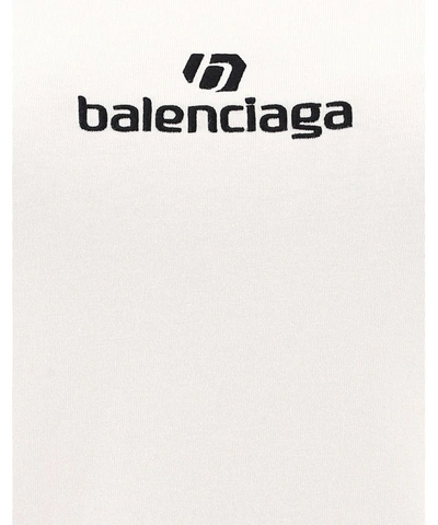 Shop Balenciaga Sponsor Logo T In White