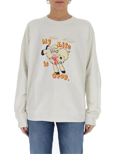 Shop Marc Jacobs X Magda Archer Printed Sweatshirt In White