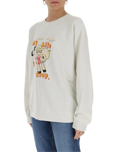 Shop Marc Jacobs X Magda Archer Printed Sweatshirt In White