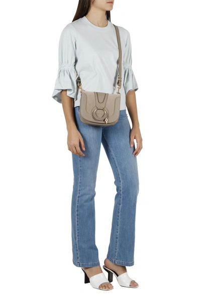 Shop See By Chloé Braided Sleeve Top In Blue