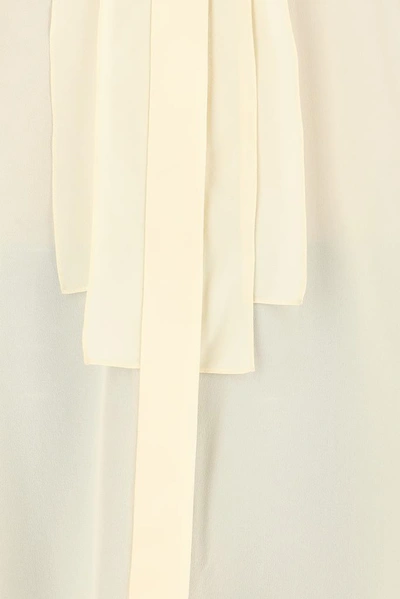 Shop Chloé Pleated Blouse In White