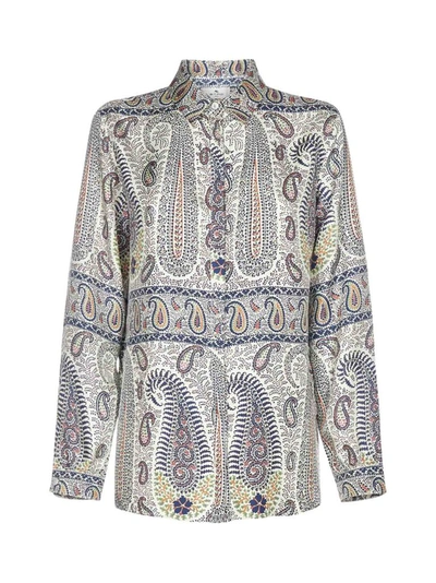 Shop Etro Paisley Printed Shirt In Multi